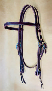 #342LTS 3/4" Latigo Browband