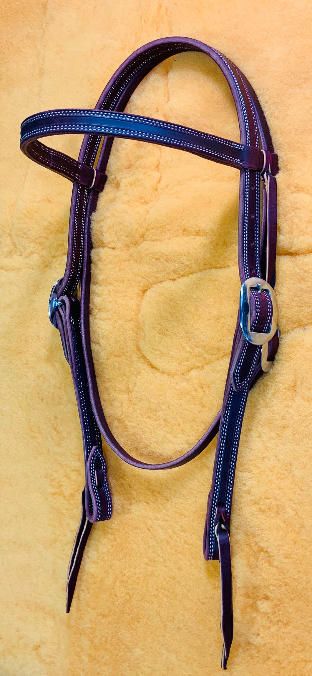 Latigo Leather Browband Headstall